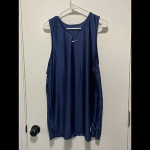 Nike Dri-fit Basketball Men’s Tank Top Navy Blue Size Large